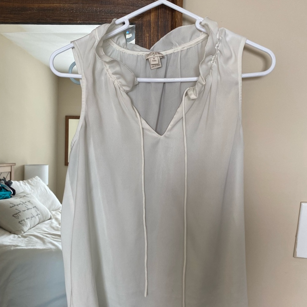 J Crew Sleeveless Blouse